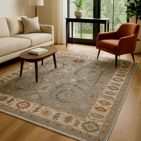 New Meshi Hand Knotted Wool Rug